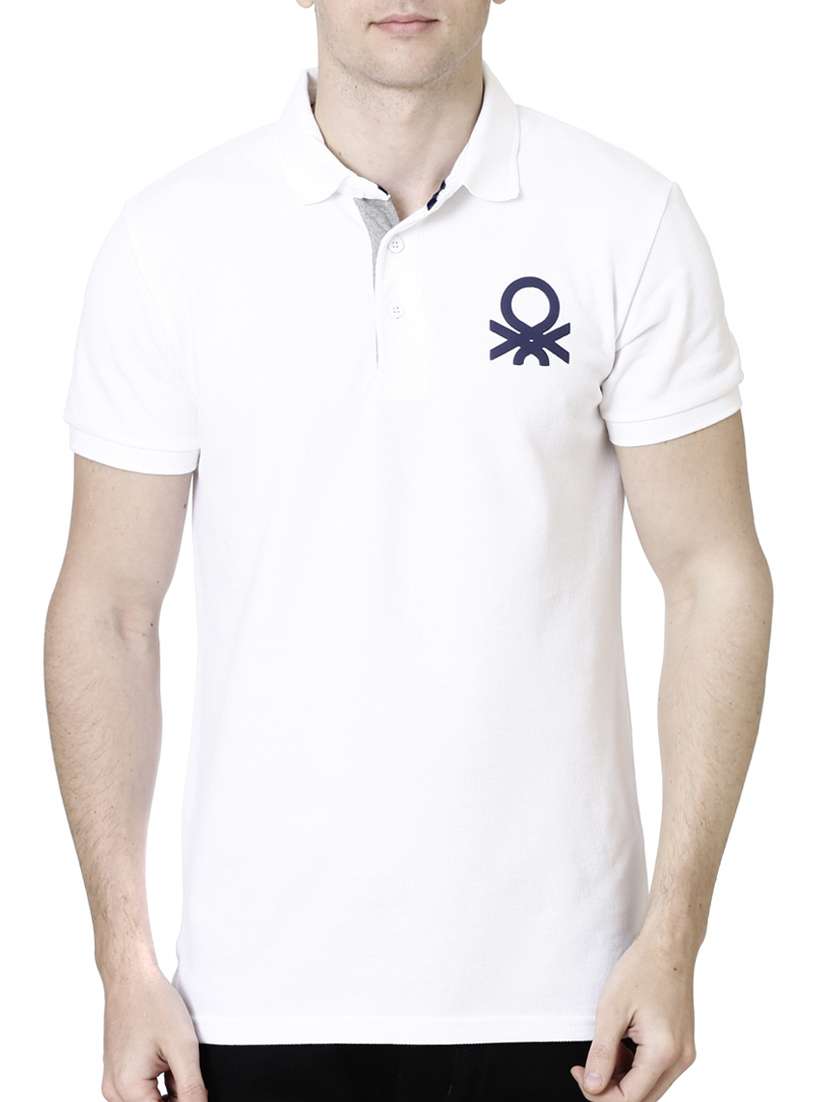 white cotton  t-shirt