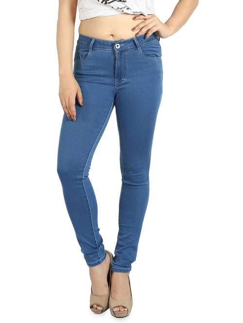women's plain slim fit jeans - 14750574 -  Standard Image - 0