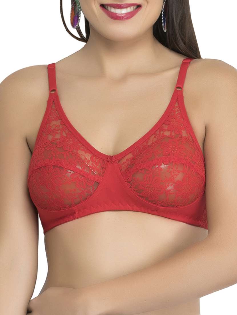 set of 3 floral lace minimizer bra - 14750968 -  Standard Image - 3