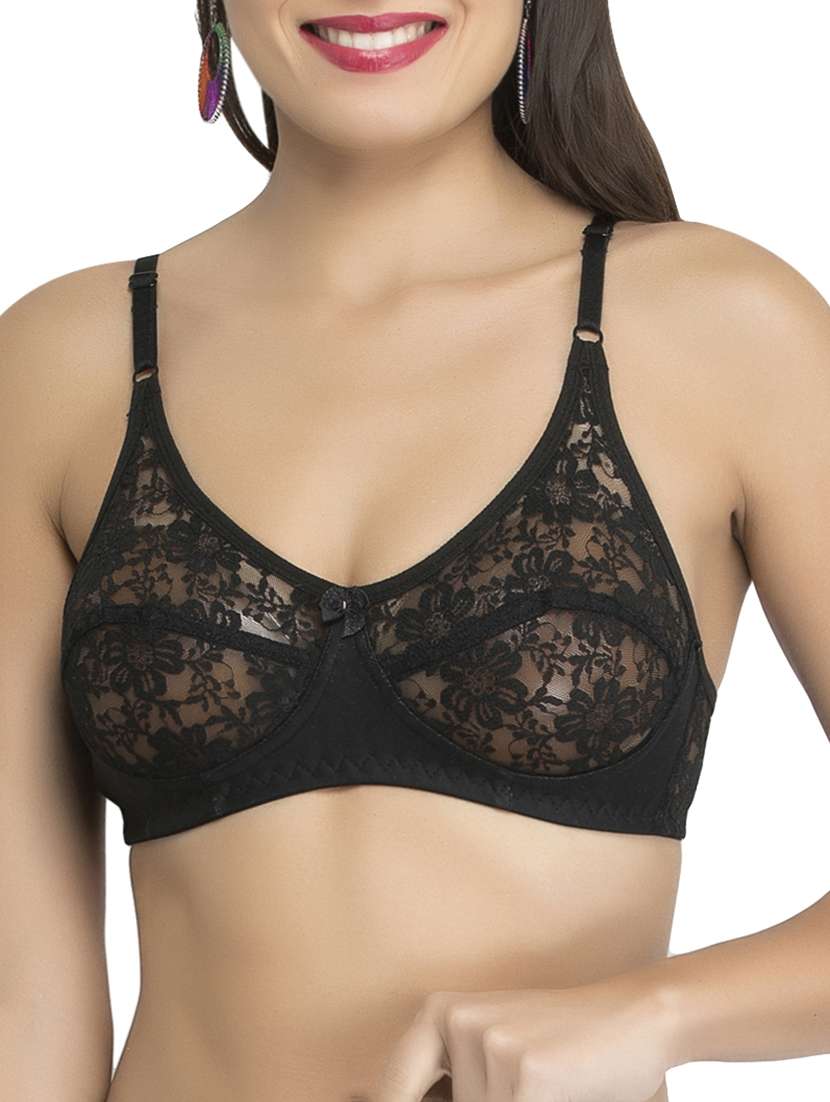 set of 3 floral lace minimizer bra - 14750968 -  Standard Image - 5