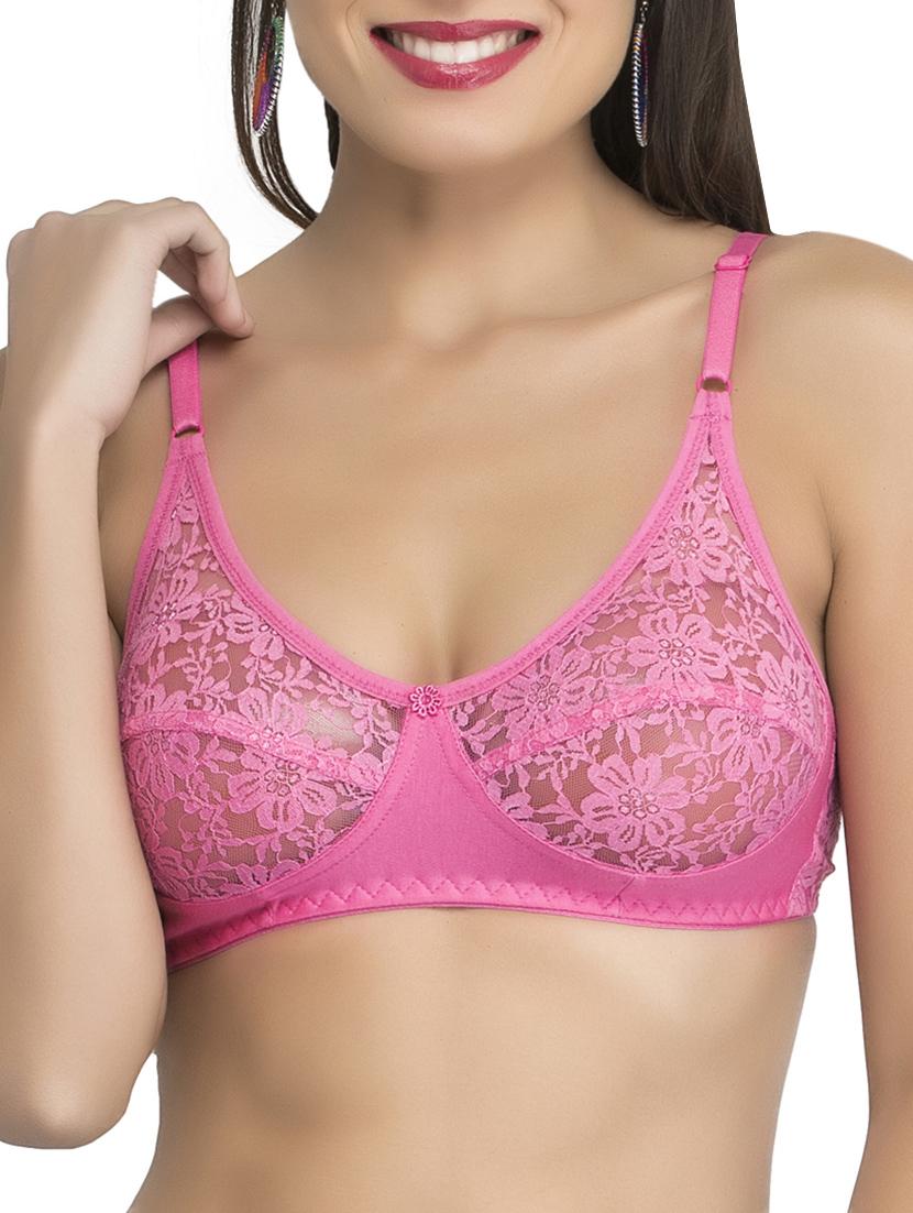 set of 3 floral lace minimizer bra - 14750981 - Standard Image - 5