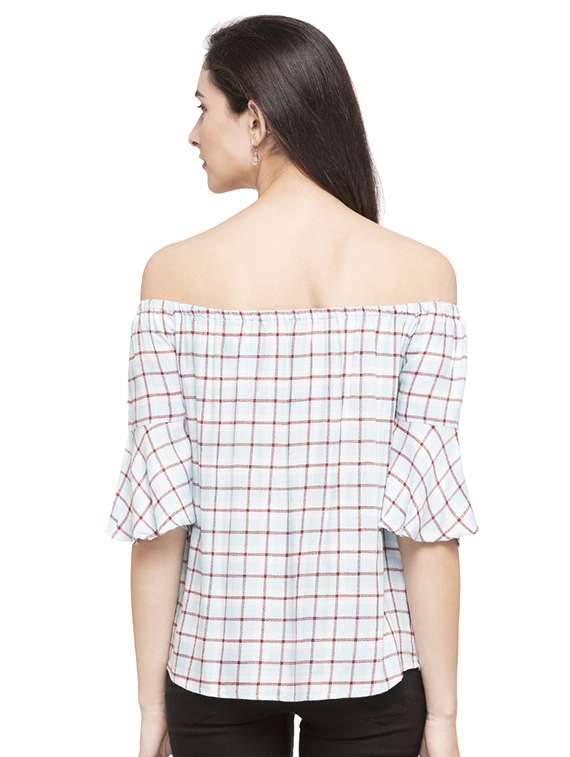 women's straight off shoulder top - 14758098 - Standard Image - 3