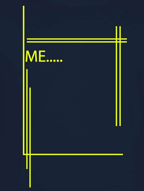 navy blue cotton chest print tshirt - 14763401 -  Standard Image - 3