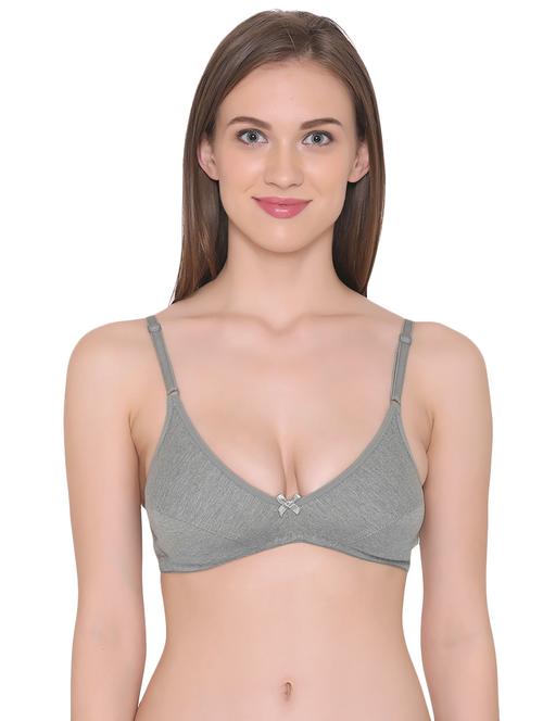 grey solid bra - 14765865 - Standard Image - 0
