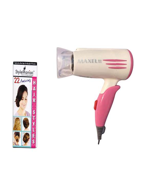 Buy online Maxel Combo Ak-003 1400w Powerful Flodable Hair Dryer