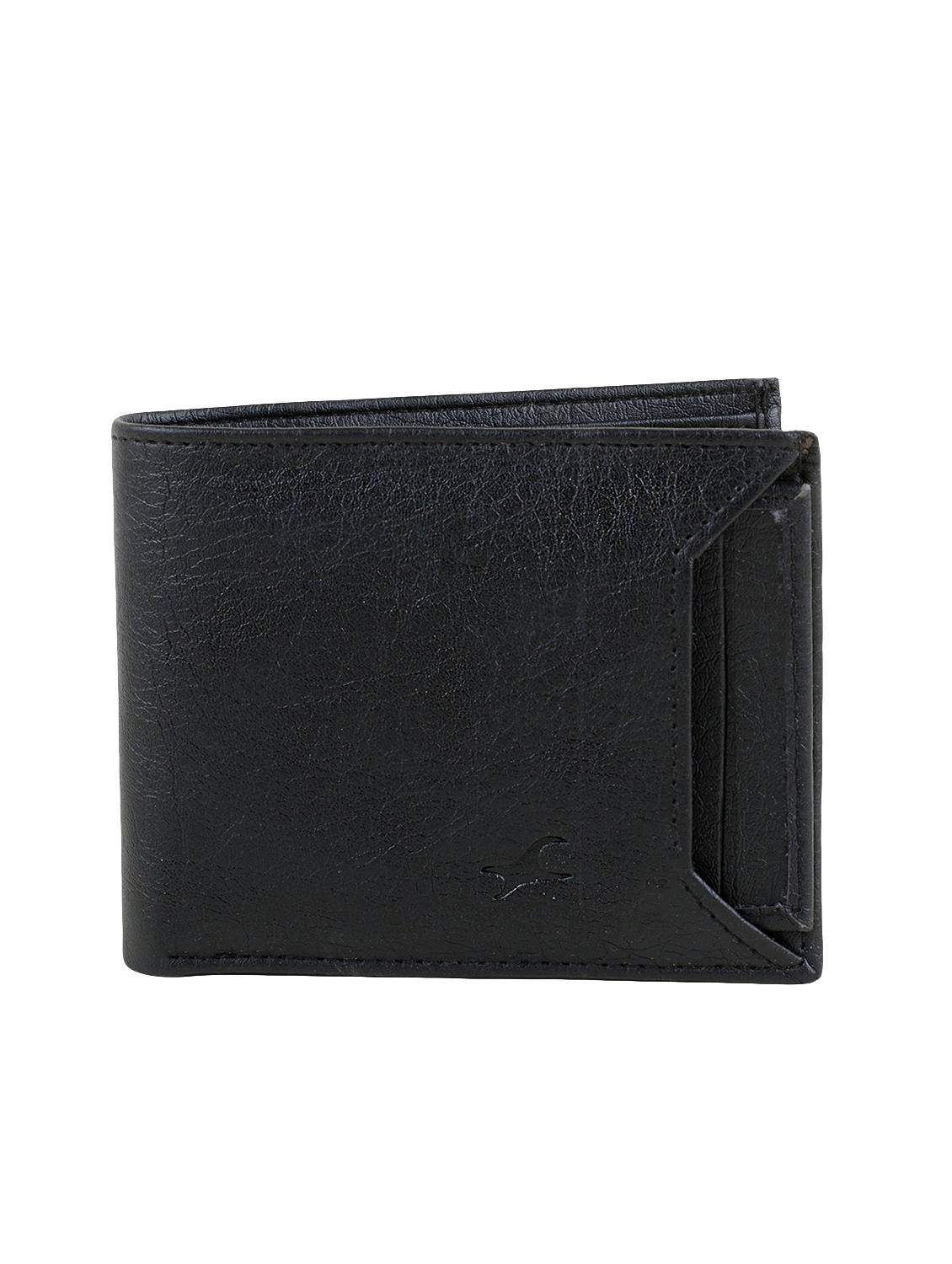 black leatherette wallet - 14769506 -  Zoom Image - 0