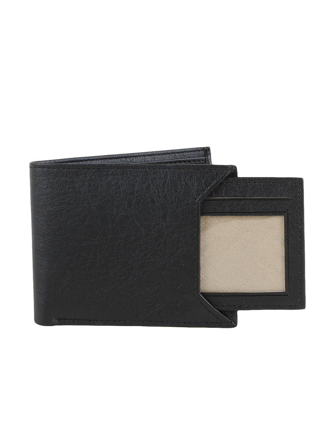 black leatherette wallet - 14769506 - Standard Image - 3