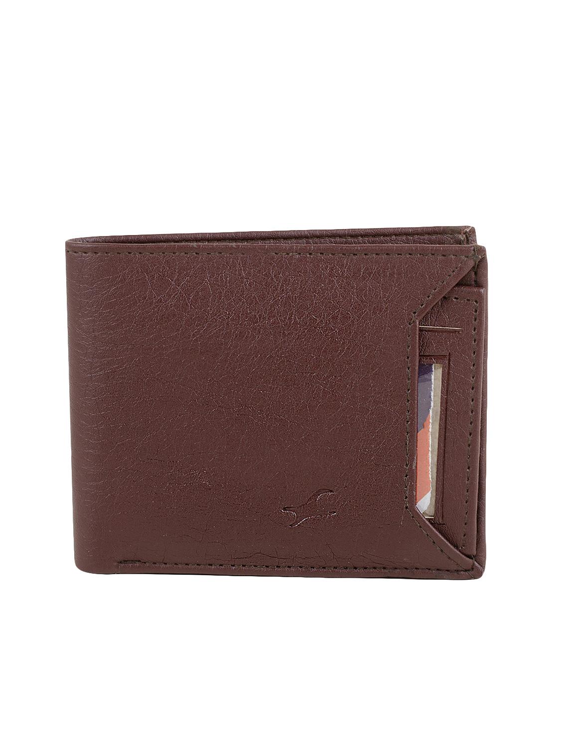 brown leatherette wallet - 14769507 -  Zoom Image - 0