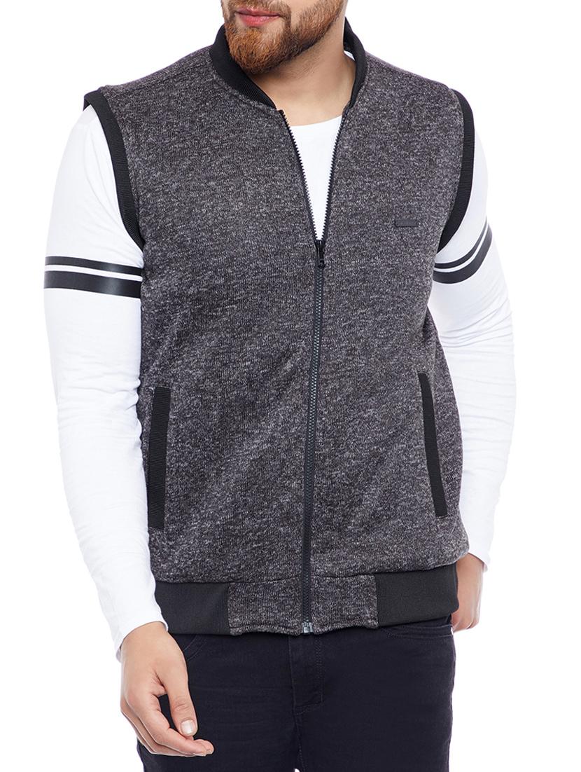 grey polyester bomber jacket - 14769679 -  Zoom Image - 0