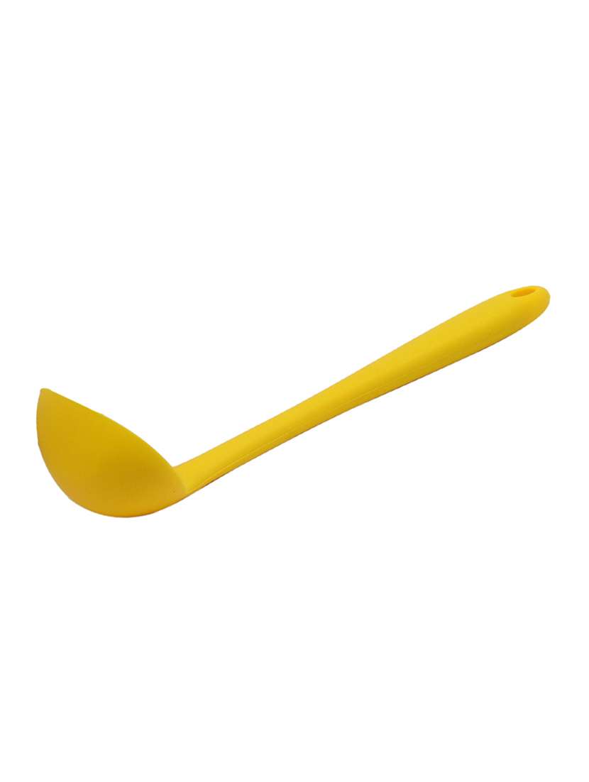 enticing blue premium silicone ladle