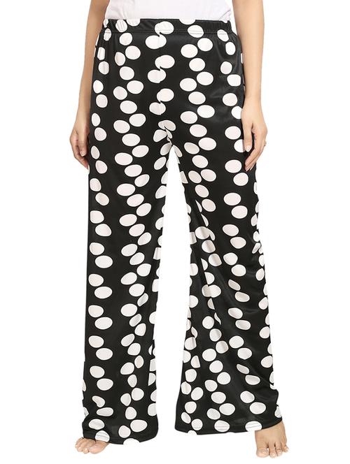 black printed pajama - 14779793 -  Standard Image - 0