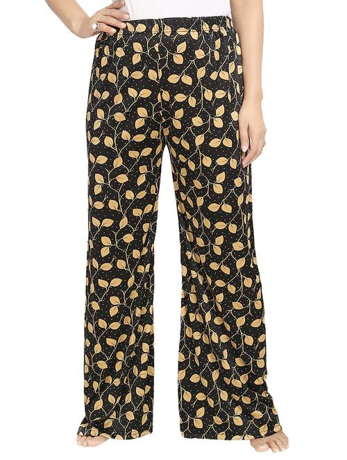 black printed pajama - 14779794 -  Standard Image - 0