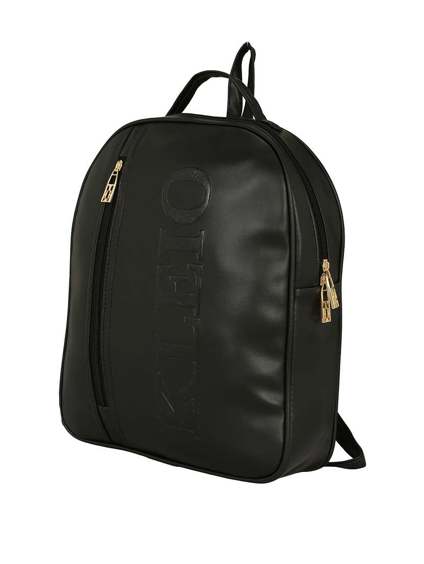black leatherette  regular backpack - 14782445 -  Standard Image - 3