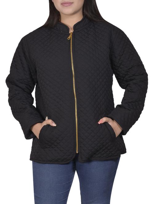 black quilted jacket - 14783080 -  Standard Image - 0