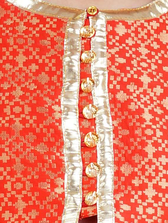 yellow chanderi silk lehenga - 14783358 -  Standard Image - 3