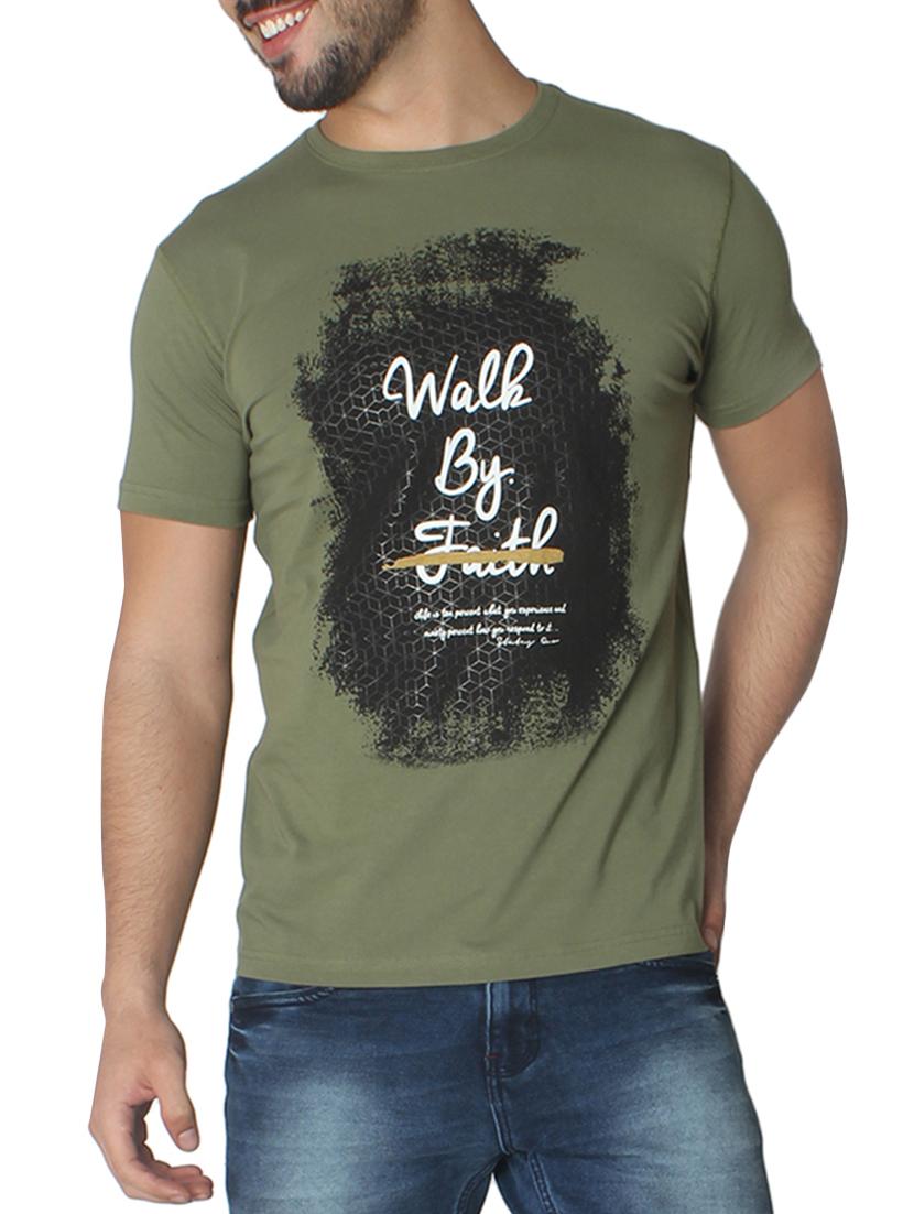 green cotton t-shirt - 14789600 -  Zoom Image - 0