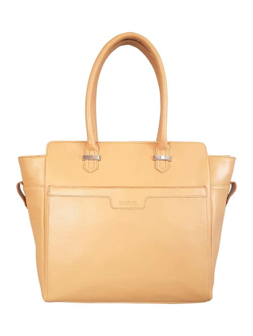 beige  leatherette  regular handbag - 14790050 -  Standard Image - 0