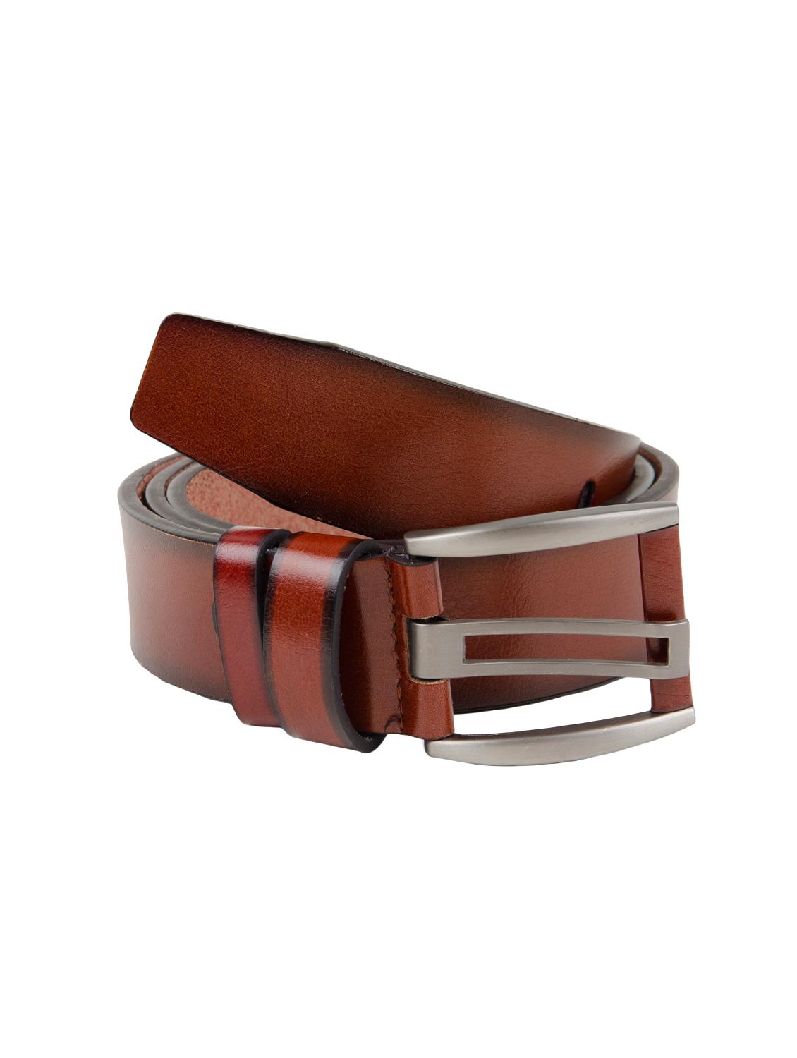 brown leather belt - 14790309 - Zoom Image - 0
