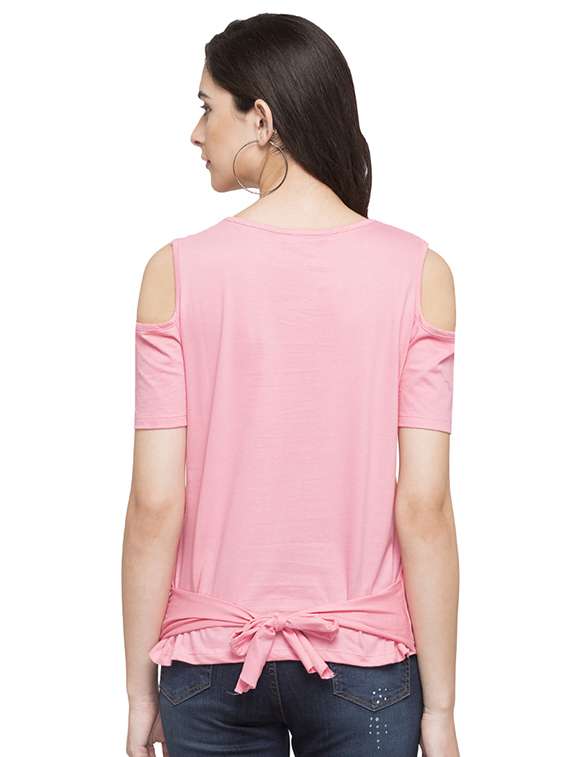 women's straight round neck top - 14791827 -  Standard Image - 3