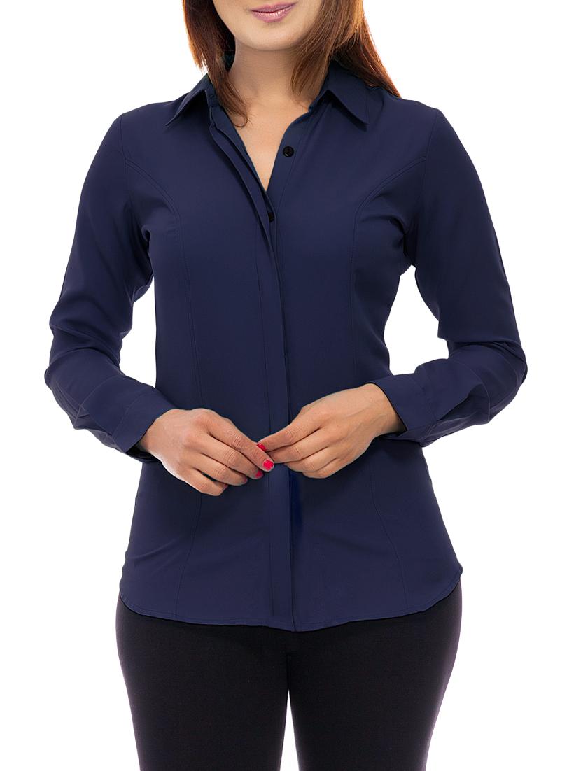 concealed placket long sleeved shirt - 14800719 -  Zoom Image - 0