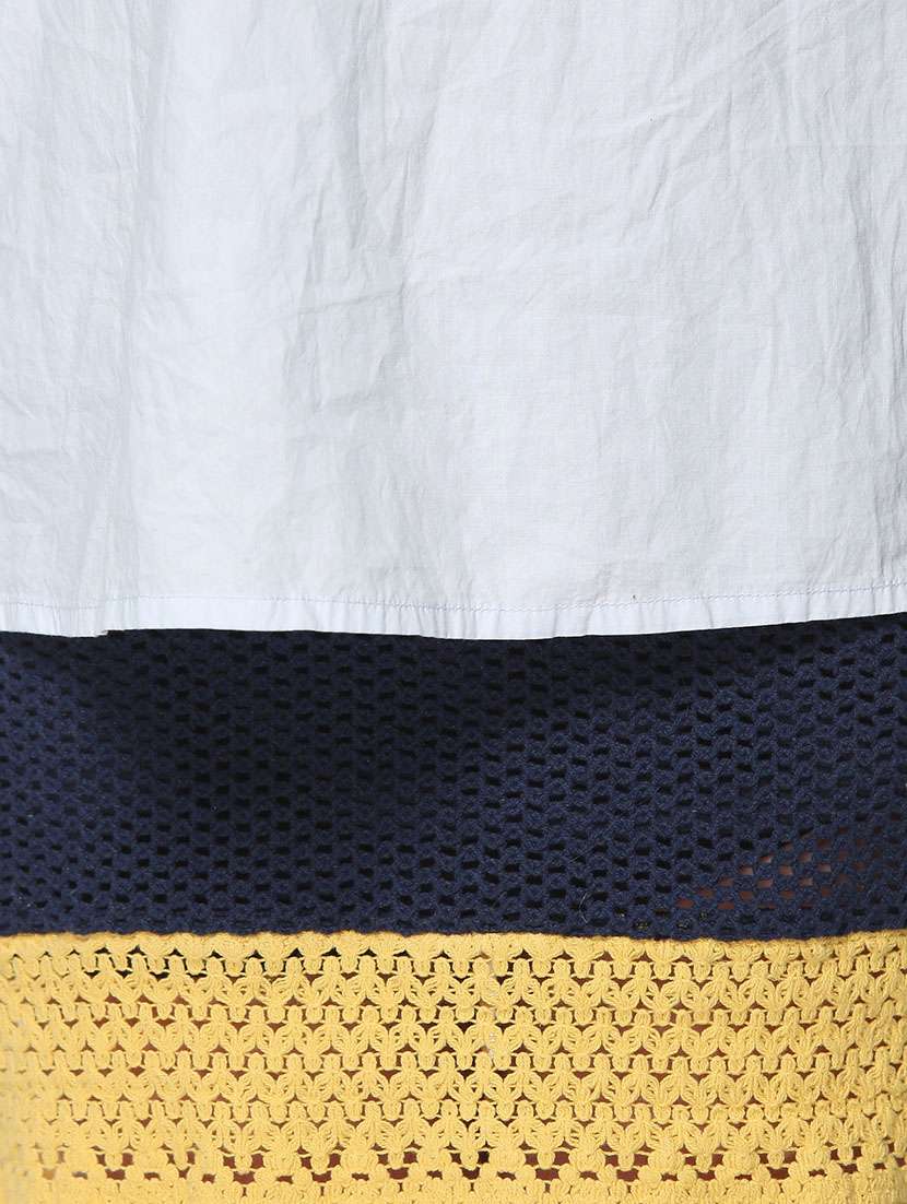 blue solid shift dress - 14800897 - Standard Image - 3
