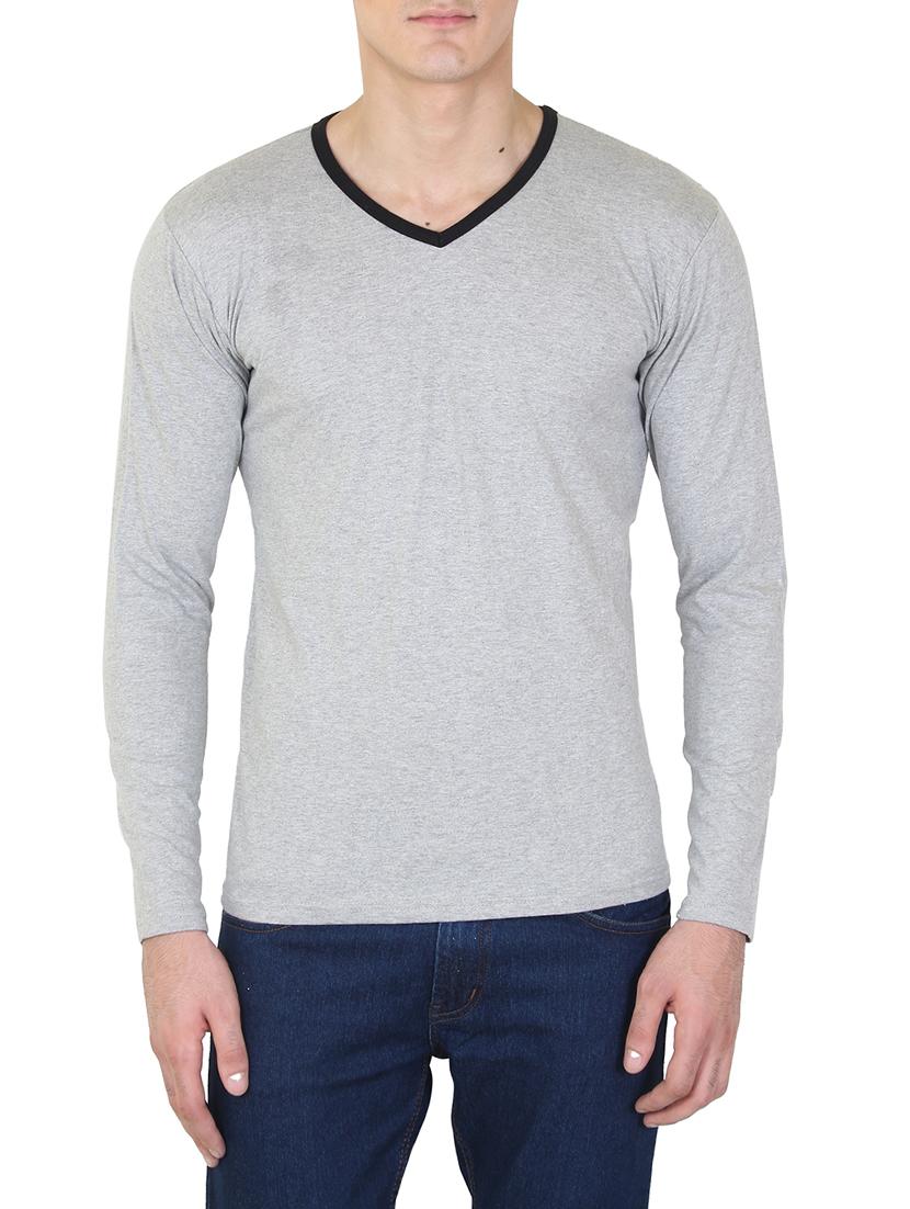 grey cotton t-shirt - 14811823 - Zoom Image - 0