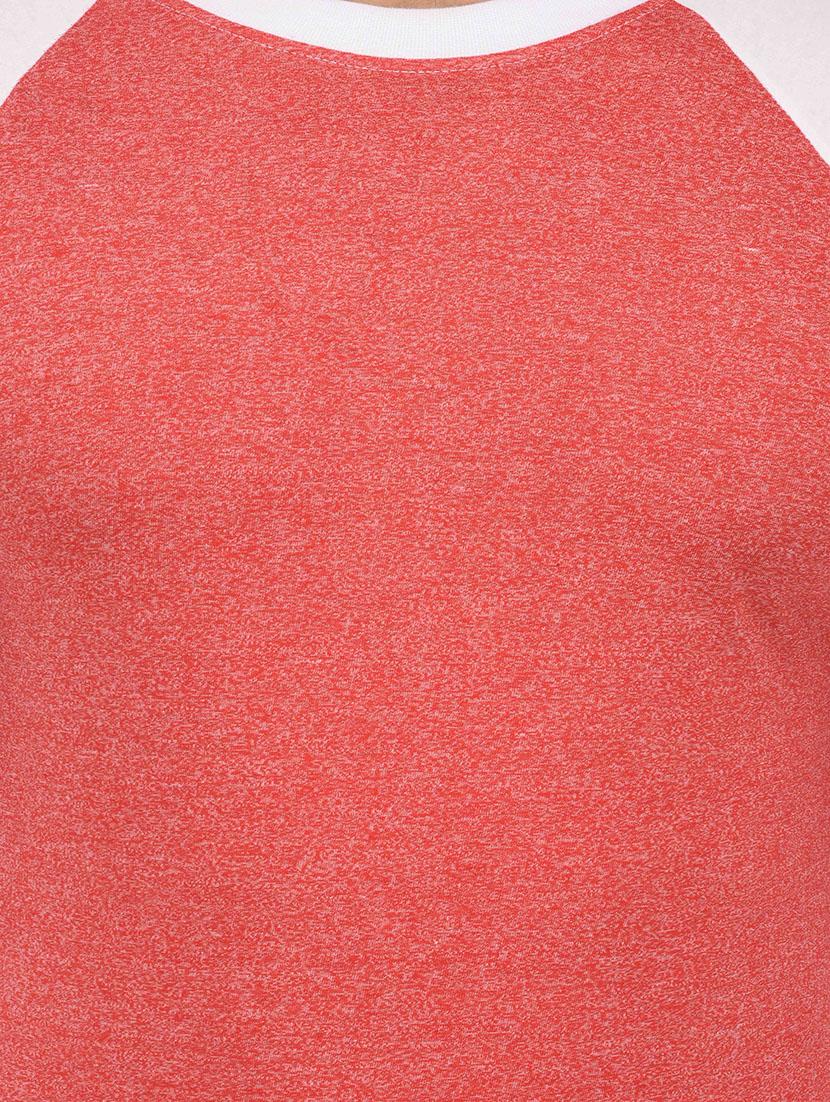 coral cotton raglan t-shirt - 14812555 - Standard Image - 3