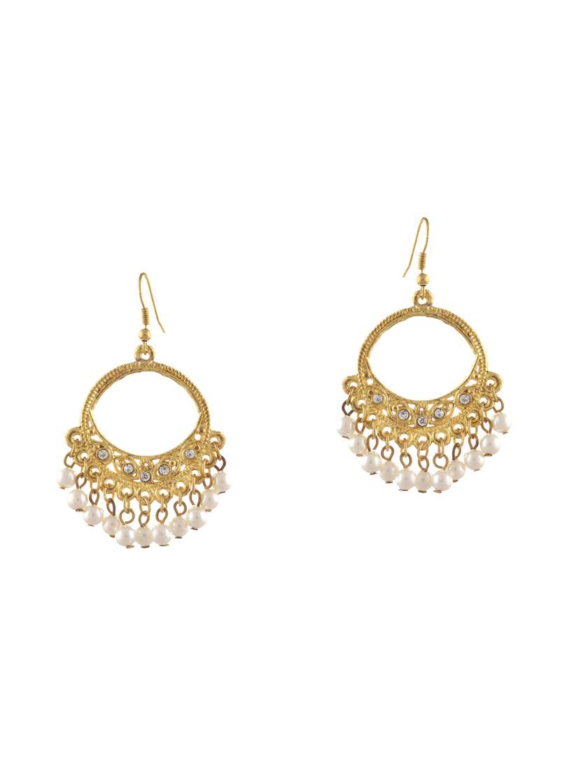gold metal drop earring