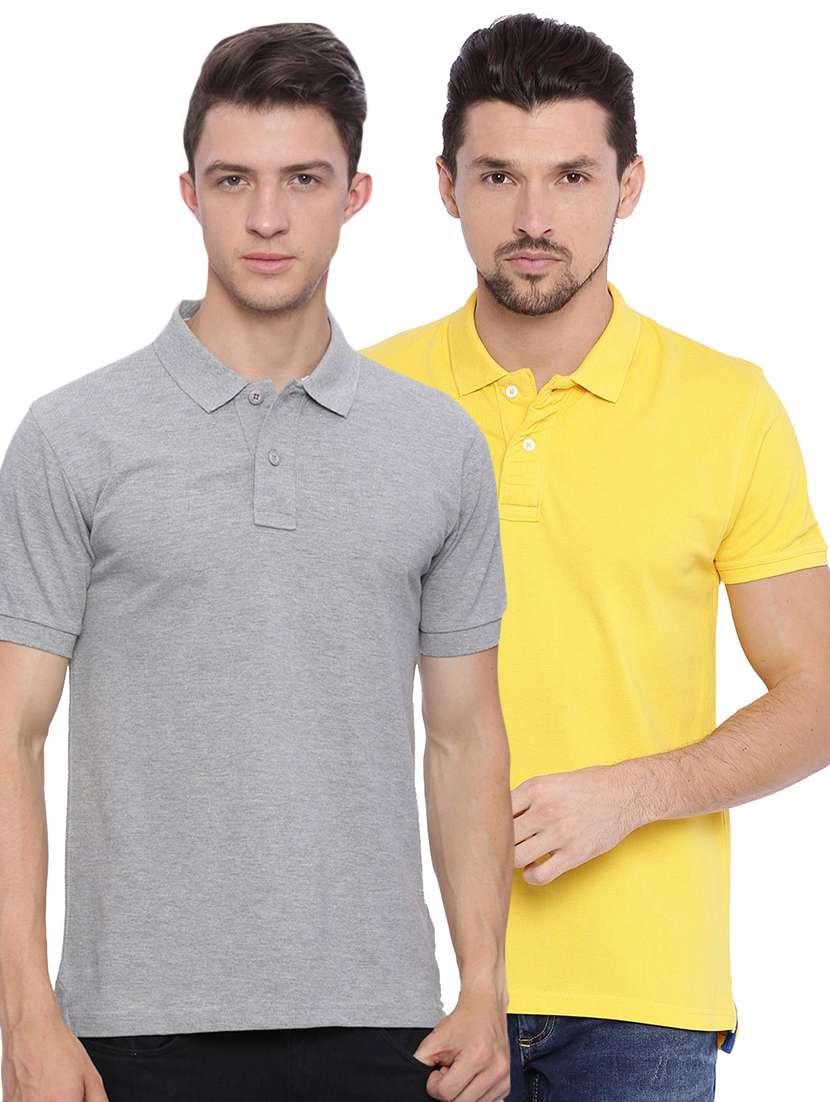 multi colored polyester combo t-shirt