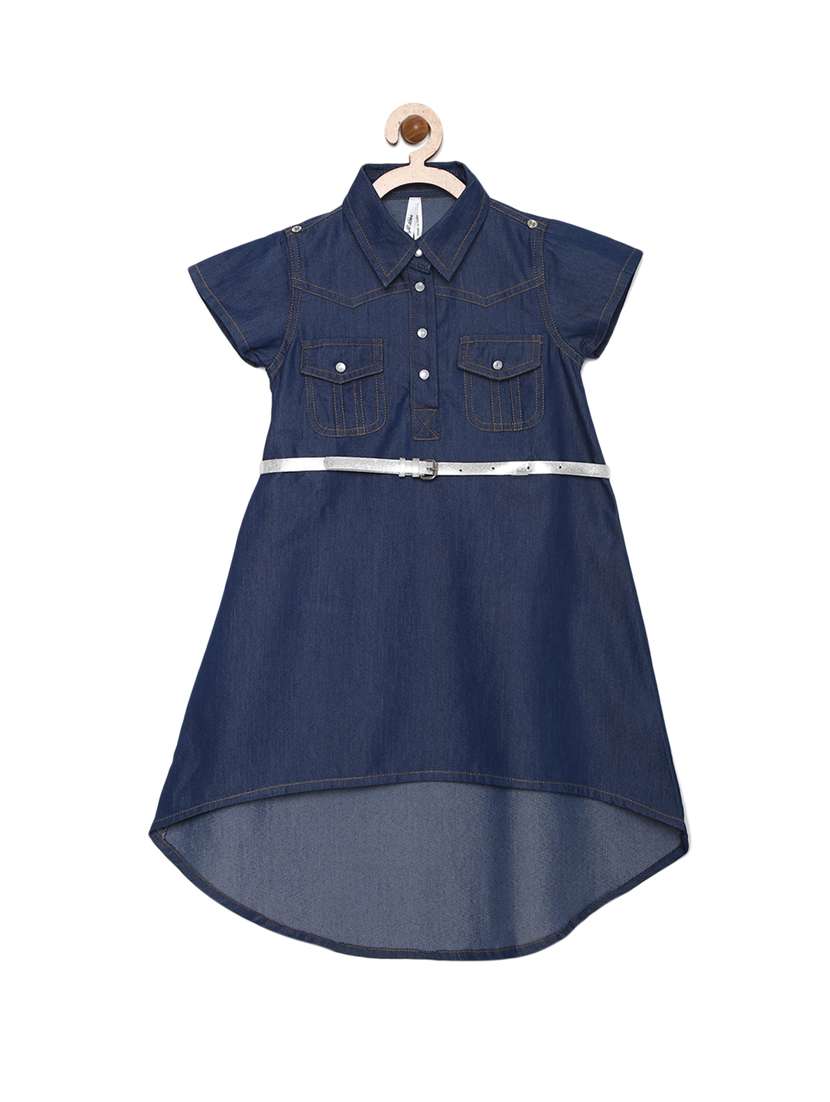 girls collared short sleeves frock - 14842318 -  Zoom Image - 0