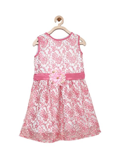 girls round neck sleeveless frock - 14842330 - Standard Image - 0