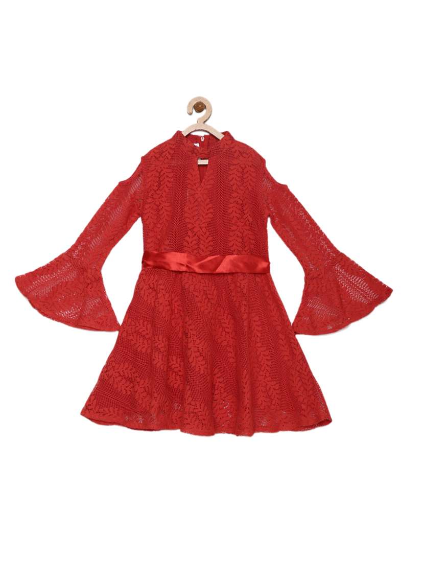 red net frock - 14842340 -  Zoom Image - 0