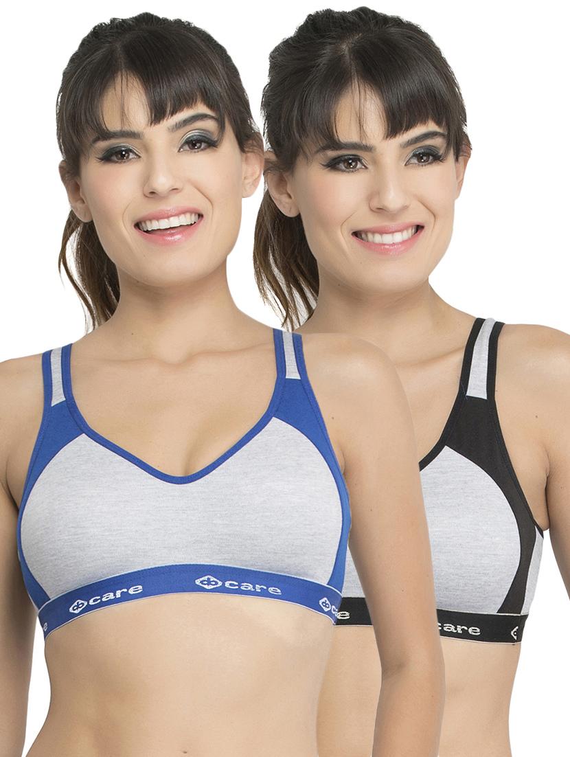 set of 2 color block bra - 14846266 - Zoom Image - 0