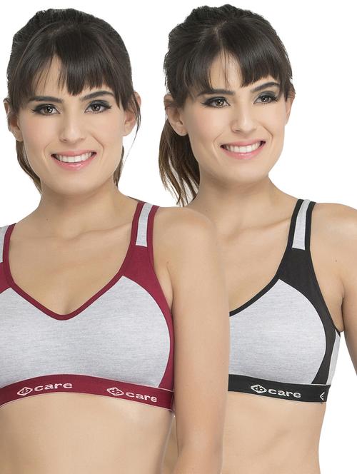 set of 2 racer back sports bra - 14846272 - Standard Image - 0