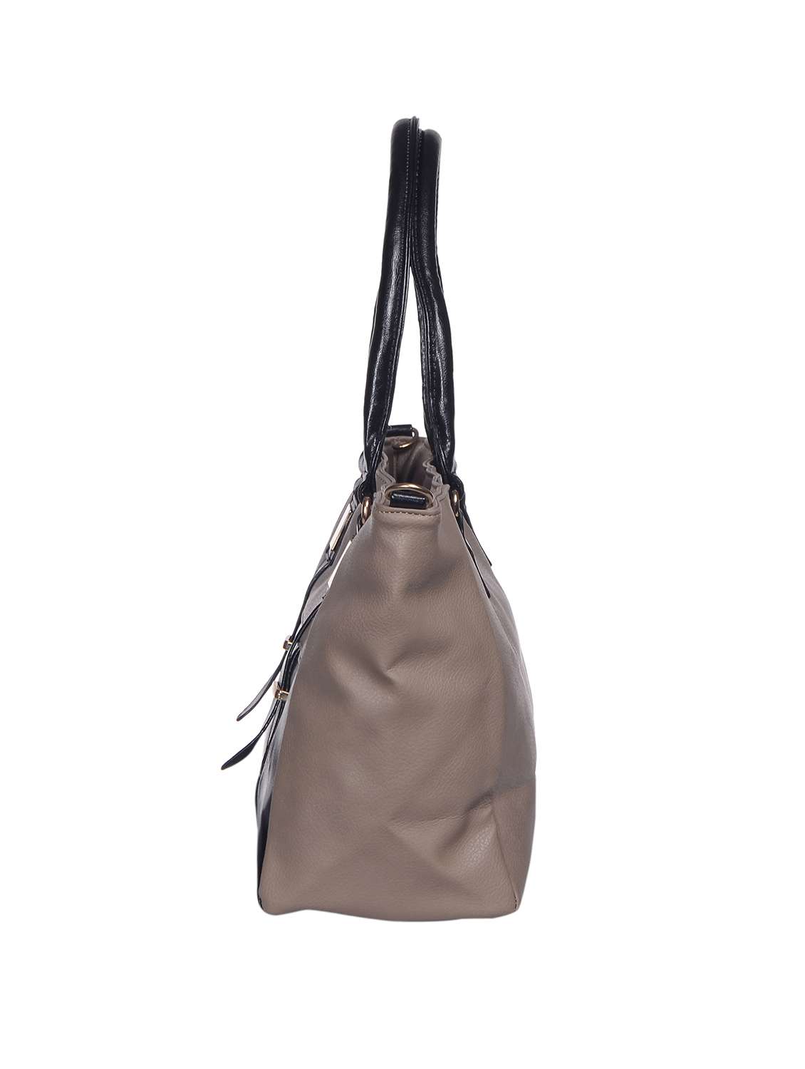 brown leatherette  regular handbag - 14848783 -  Standard Image - 3