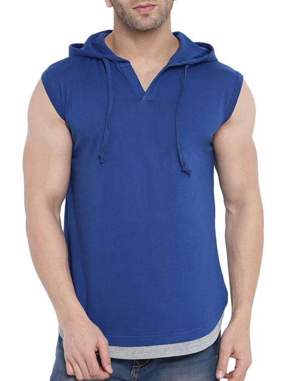 blue cotton t-shirt - 14859023 -  Zoom Image - 0