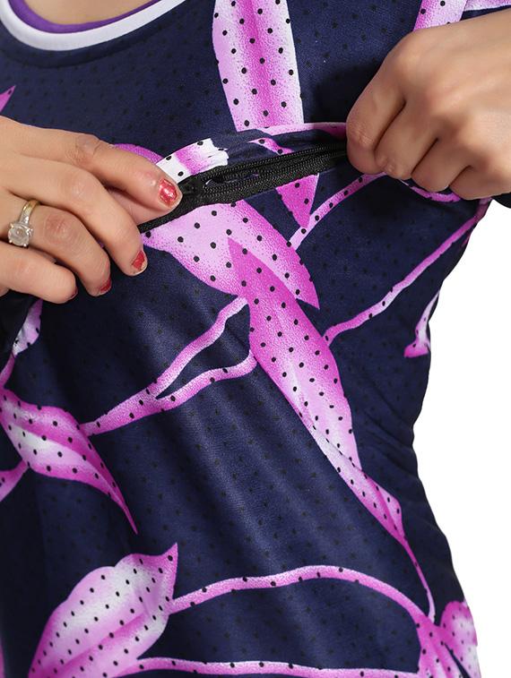 dark blue maternity wear sleepwear gown - 14860607 - Standard Image - 3