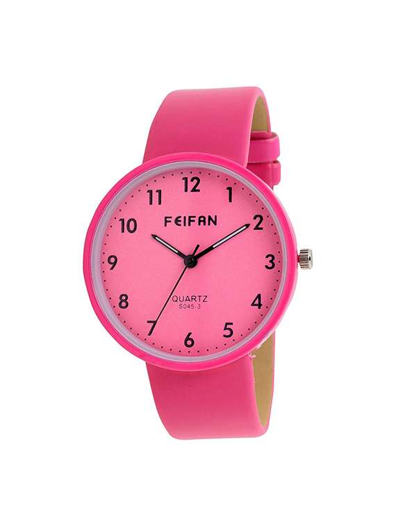 Pink Girls Watches Price Buy Online Sonata Essentials Pink Dial