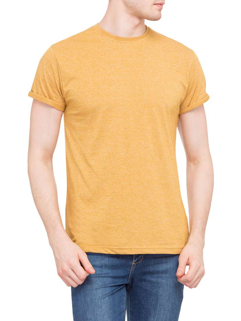 yellow cotton t-shirt - 14869465 - Zoom Image - 0