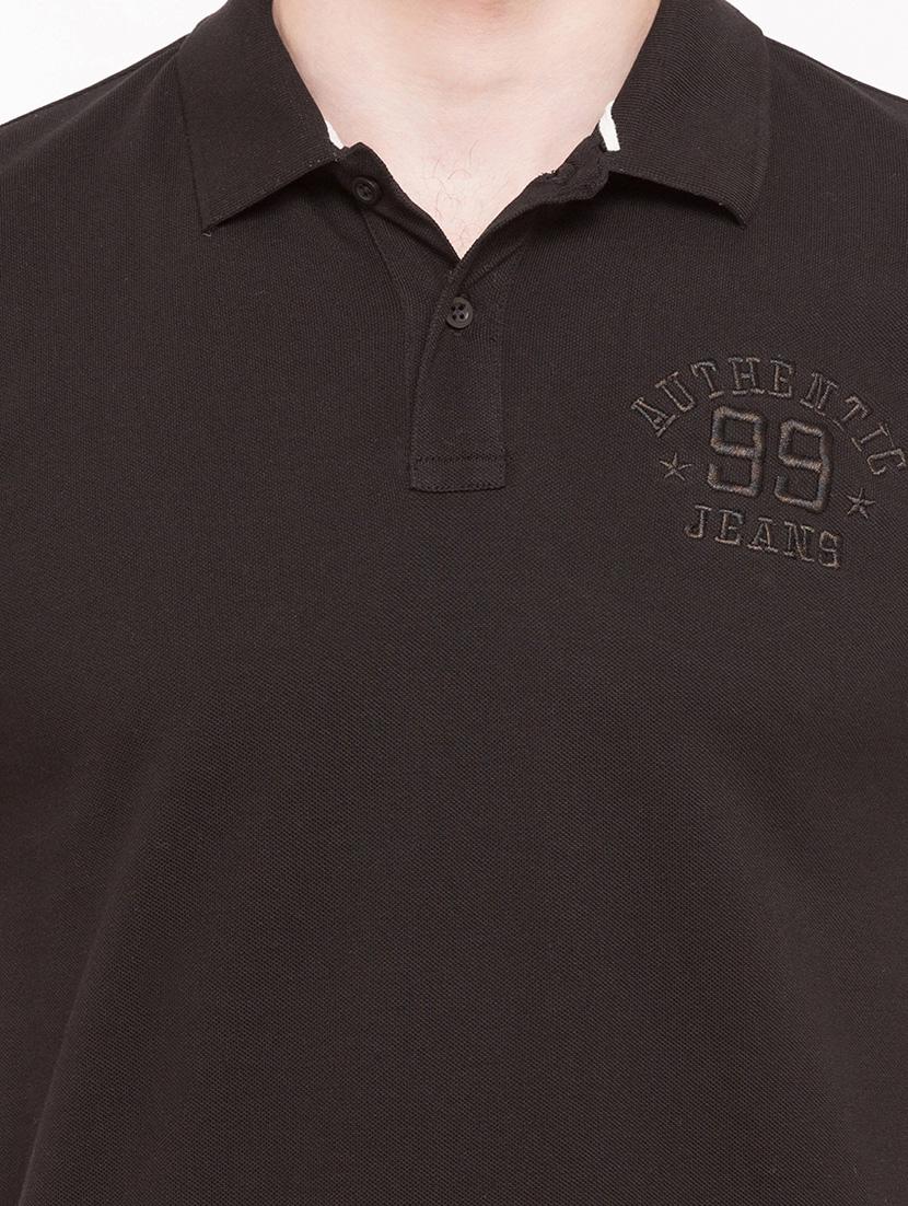 black cotton t-shirt - 14869474 - Standard Image - 3