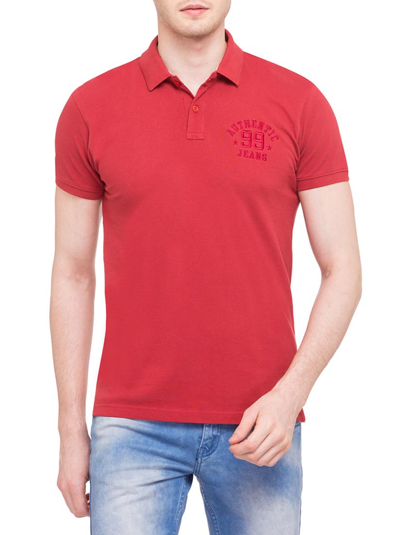red cotton t-shirt - 14869479 - Zoom Image - 0