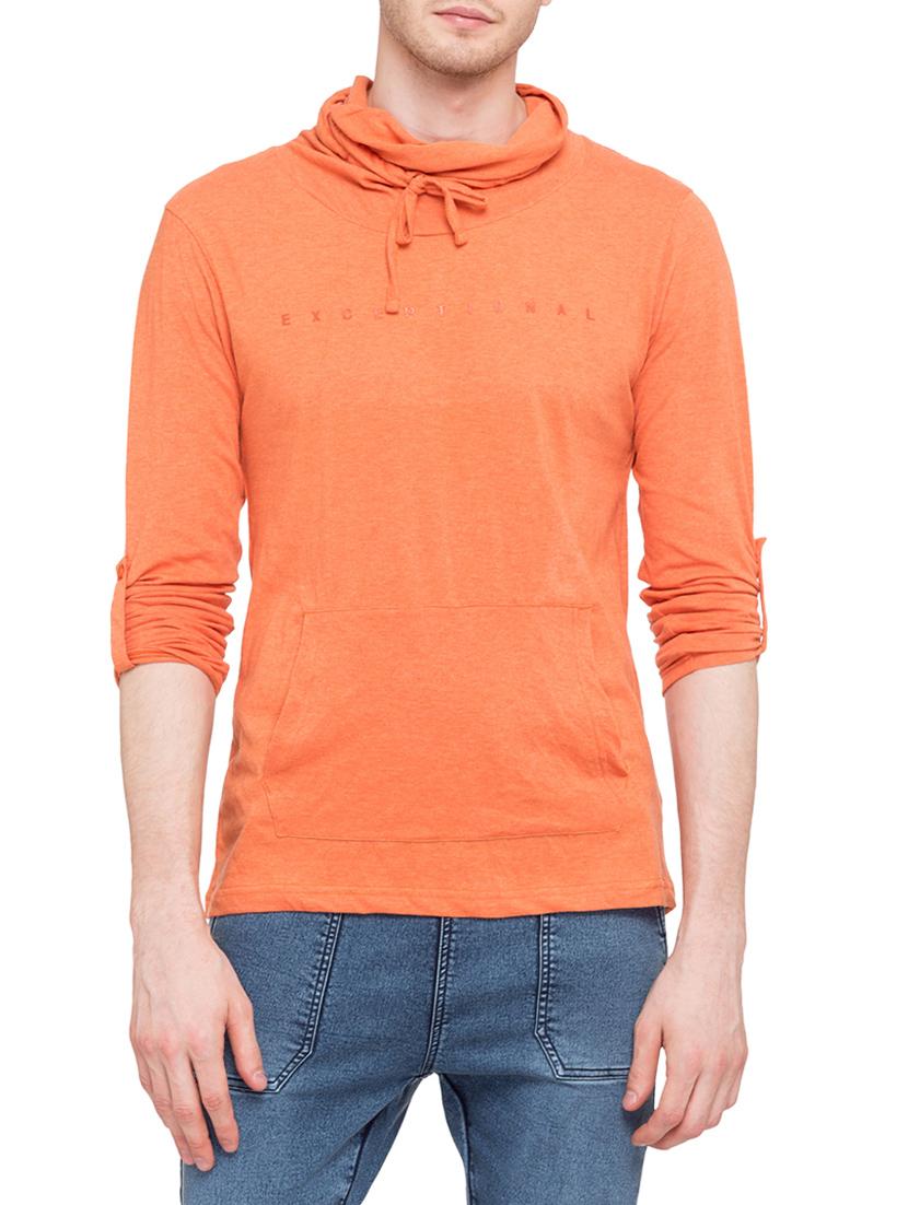orange cotton pocket t-shirt - 14869552 - Zoom Image - 0