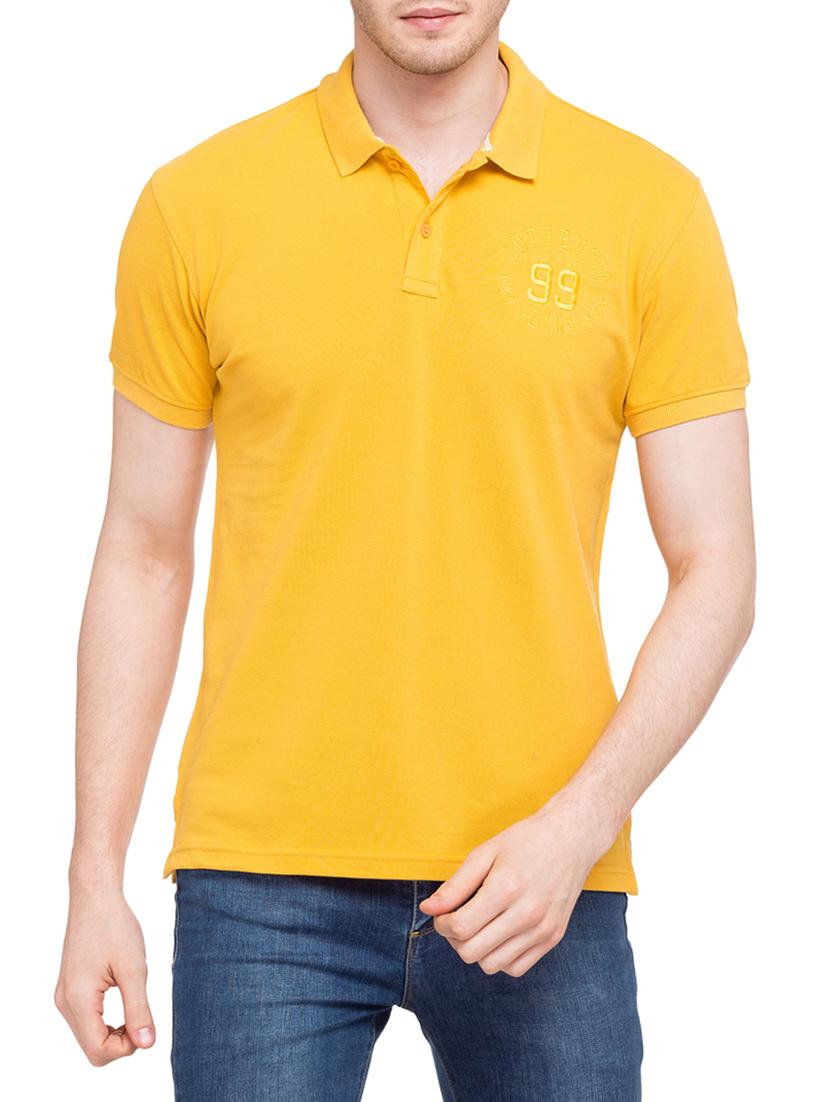 yellow cotton t-shirt - 14869595 -  Zoom Image - 0