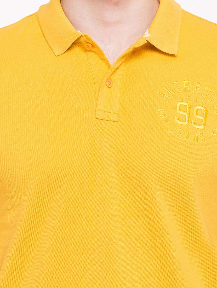 yellow cotton t-shirt - 14869595 - Standard Image - 3
