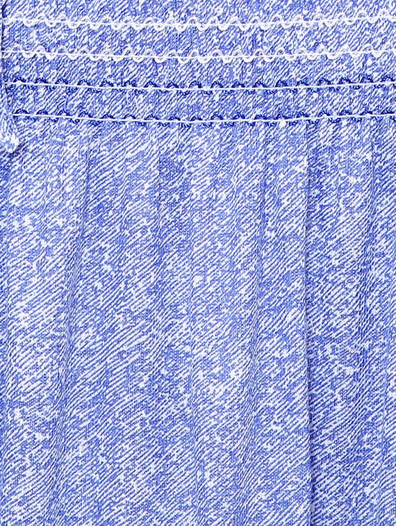 blue hosiery nighty - 14870716 - Standard Image - 3