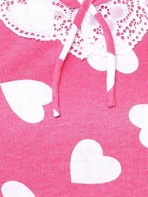 pink hosiery nightwear gown - 14870729 -  Standard Image - 3