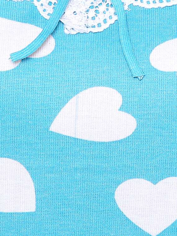 blue hosiery nightwear gown - 14870731 -  Standard Image - 3