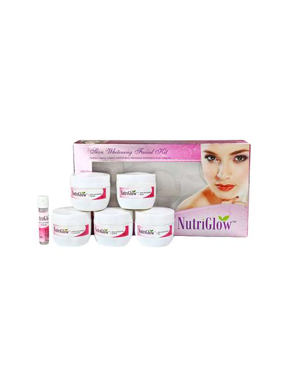 nutriglow skin whitening facial kit 310 g (set of 6)