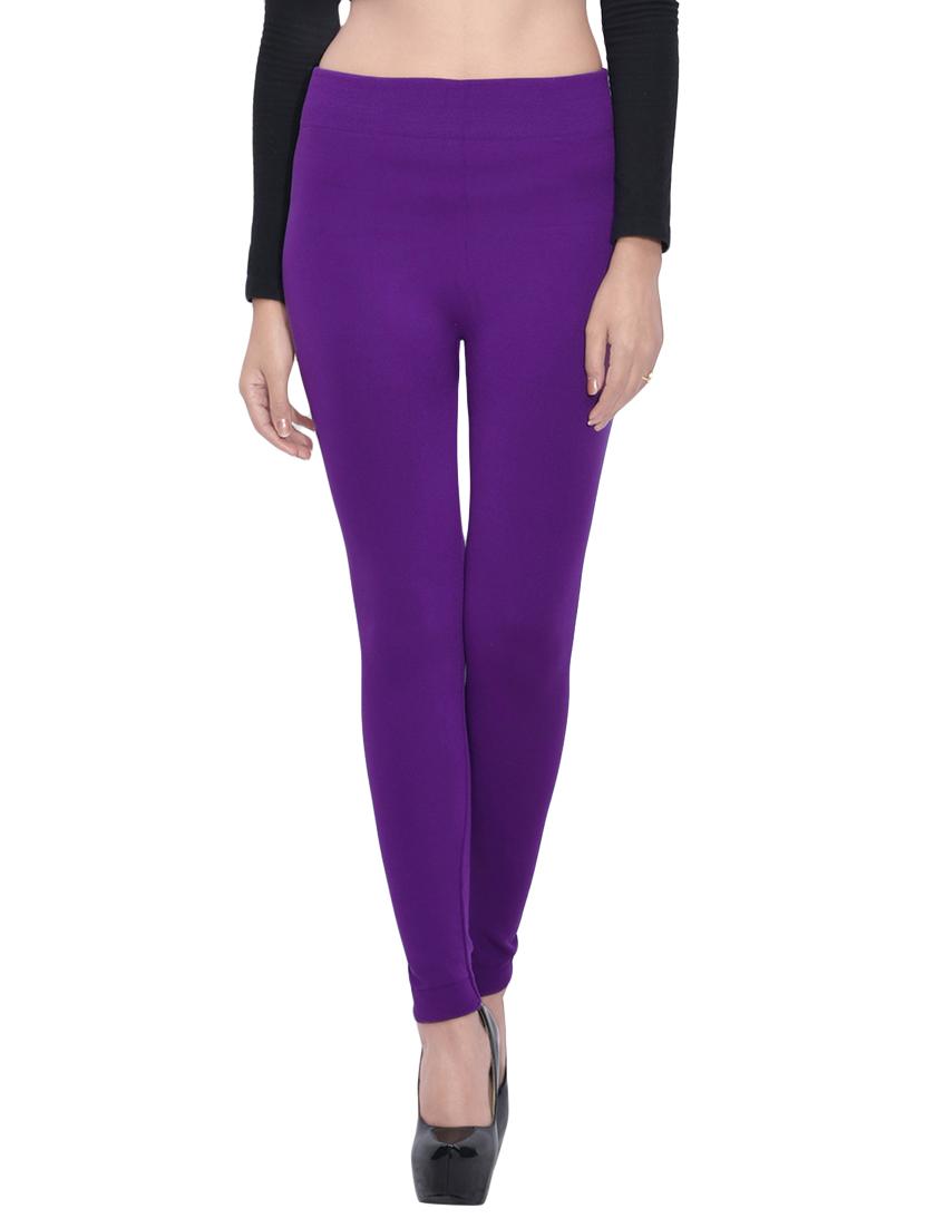 purple solid legging - 14885967 - Zoom Image - 0