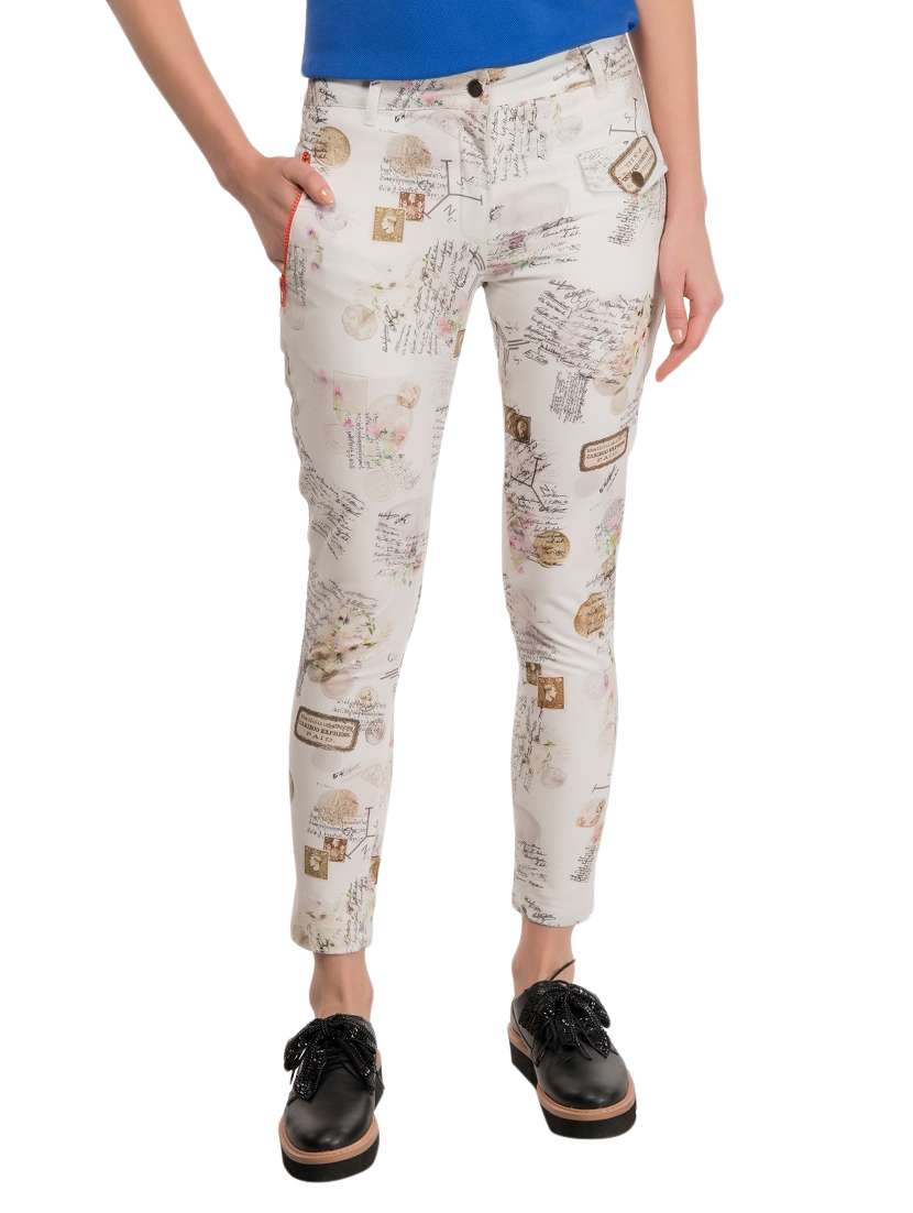 multi colored cotton trouser